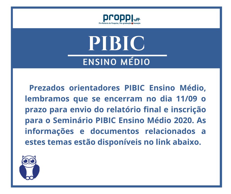 Pibic Ensino Médio Prazos Portal De Pesquisa 4076